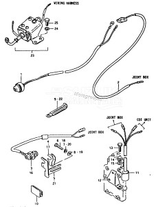 DT25 From 2501-100000 ()  1988 drawing ELECTRICAL (MODEL G)