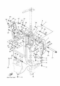 FL250HET drawing FRONT-FAIRING-BRACKET