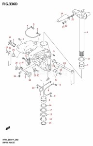 DF40A From 04003F-410001 (E01)  2014 drawing SWIVEL BRACKET (DF40AST:E34)