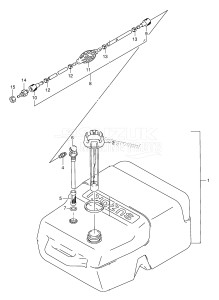 DT6 From 00601-251 001 ()  2002 drawing FUEL TANK (RESIN:25L)