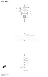 DF100B From 10004F-340001 (E01 E40)  2023 drawing CLUTCH ROD ((DF70ATH,DF90ATH,DF90AWQH):E40)