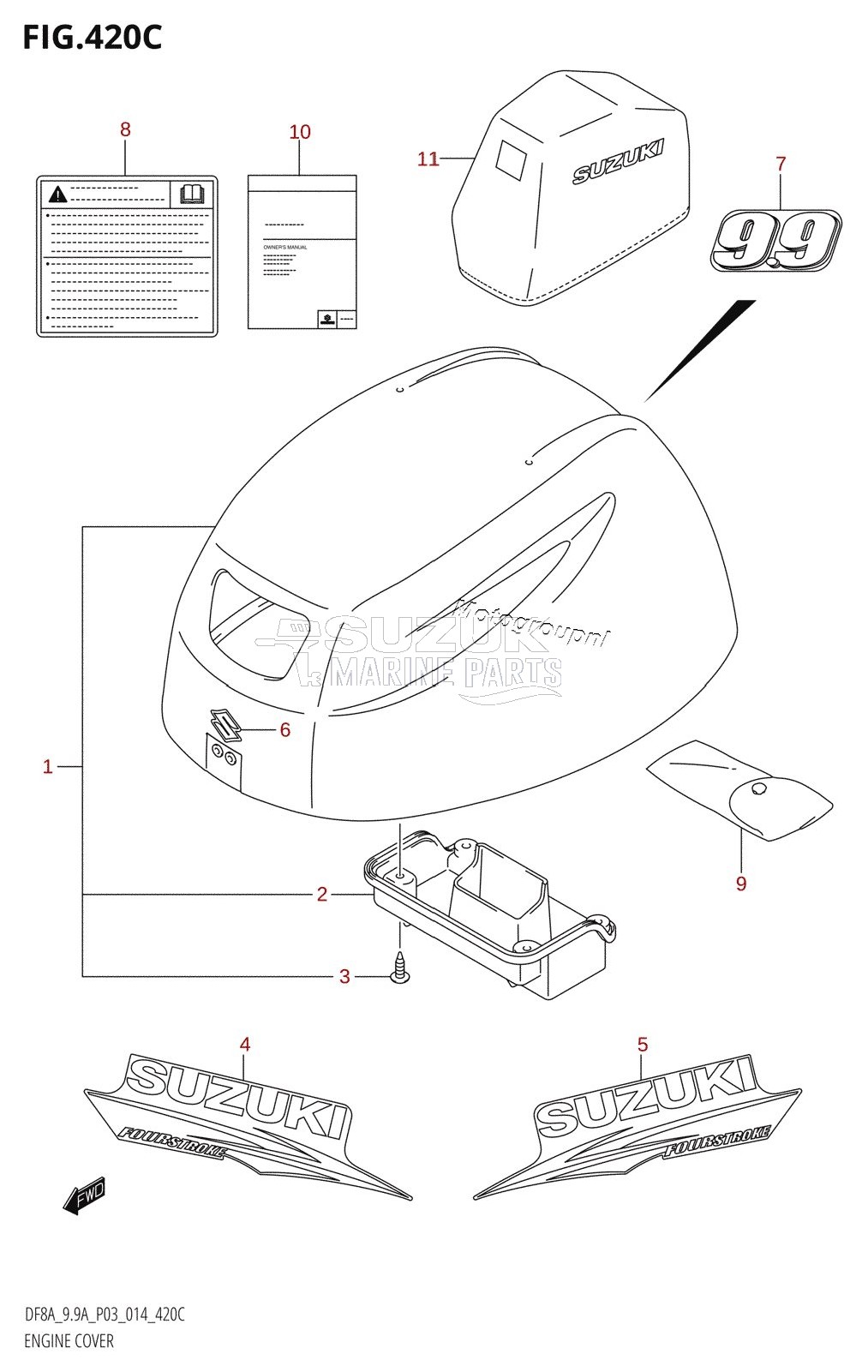 ENGINE COVER (DF9.9A:P03)