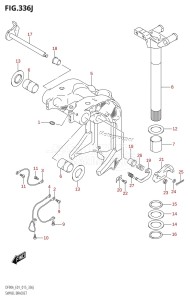 DF80A From 08002F-510001 (E01 E40)  2015 drawing SWIVEL BRACKET (DF90ATH:E01)