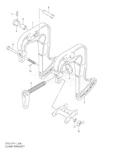 DT2.2 From 00222-421001 ()  2004 drawing CLAMP BRACKET