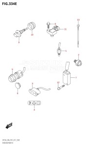 02504F-710001 (2017) 25hp P01-Gen. Export 1 (DF25A  DF25AR  DF25AT  DF25ATH) DF25A drawing SENSOR / SWITCH (DF30A:P40)