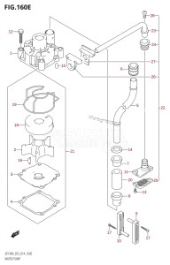 DF140A From 14003F-410001 (E03)  2014 drawing WATER PUMP (DF140AZ:E03)