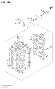 DF70A From 07003F-110001 (E03)  2011 drawing CYLINDER BLOCK