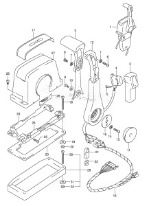 DF25QR From 02501 F-030001 ()  2001 drawing OPT:TOP MOUNT SINGLE (1)