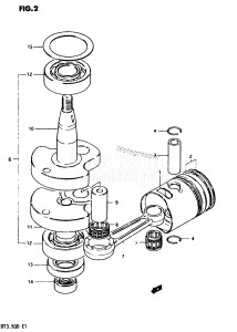 DT3.5 From 0351-300001 ()  1983 drawing CRANKSHAFT