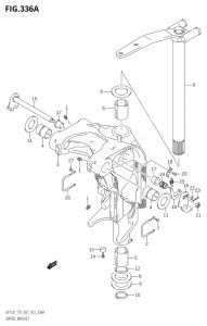 15002Z-210001 (2012) 150hp E01 E40-Gen. Export 1 - Costa Rica (DF150Z) DF150Z drawing SWIVEL BRACKET (DF150T:E01)