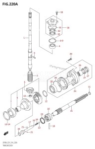 DF80A From 08002F-410001 (E01 E40)  2014 drawing TRANSMISSION