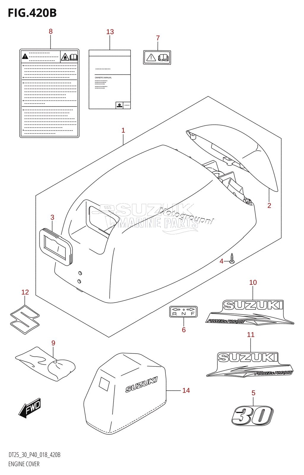 ENGINE COVER (DT30)