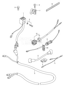 DT9.9 From 00993-724656 ()  1987 drawing ELECTRICAL (1) (ELECTRIC STARTER)