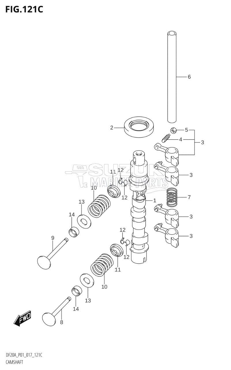 CAMSHAFT (DF9.9BT:P01)