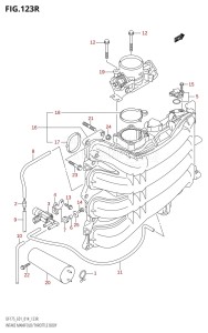 DF175T From 17502F-410001 (E01 E40)  2014 drawing INTAKE MANIFOLD /​ THROTTLE BODY (DF175ZG:E01)