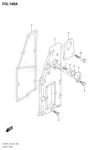 DF200A From 20003F-040001 (E03)  2020 drawing EXHAUST COVER