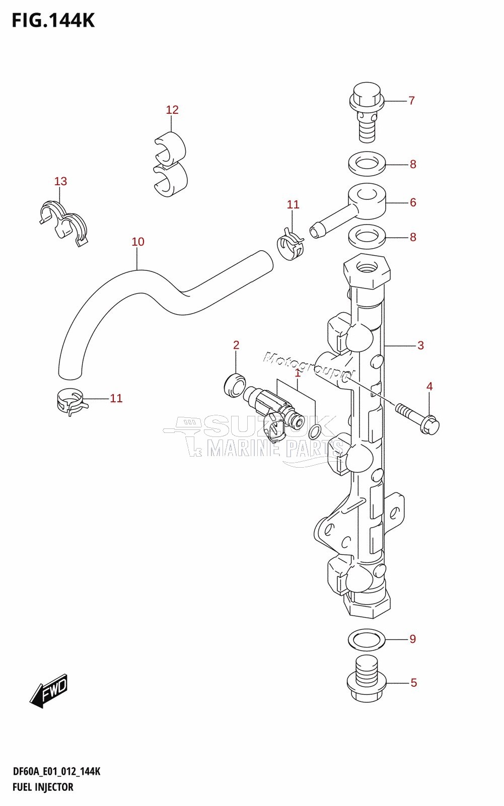 FUEL INJECTOR (DF60ATH:E01)