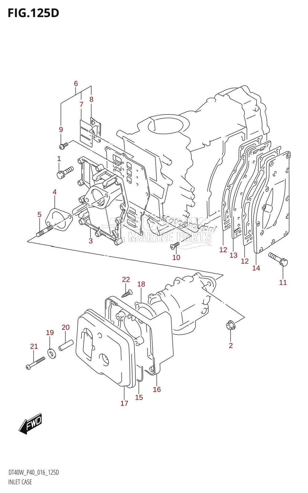 INLET CASE (DT40WR:P90)