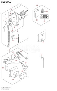 08002F-810001 (2018) 80hp E03-USA (DF80AT) DF80A drawing OPT:KEY LESS START