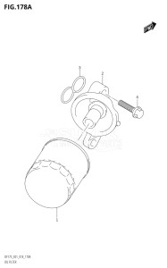 17502Z-810001 (2018) 175hp E01 E40-Gen. Export 1 - Costa Rica (DF175Z) DF175Z drawing OIL FILTER