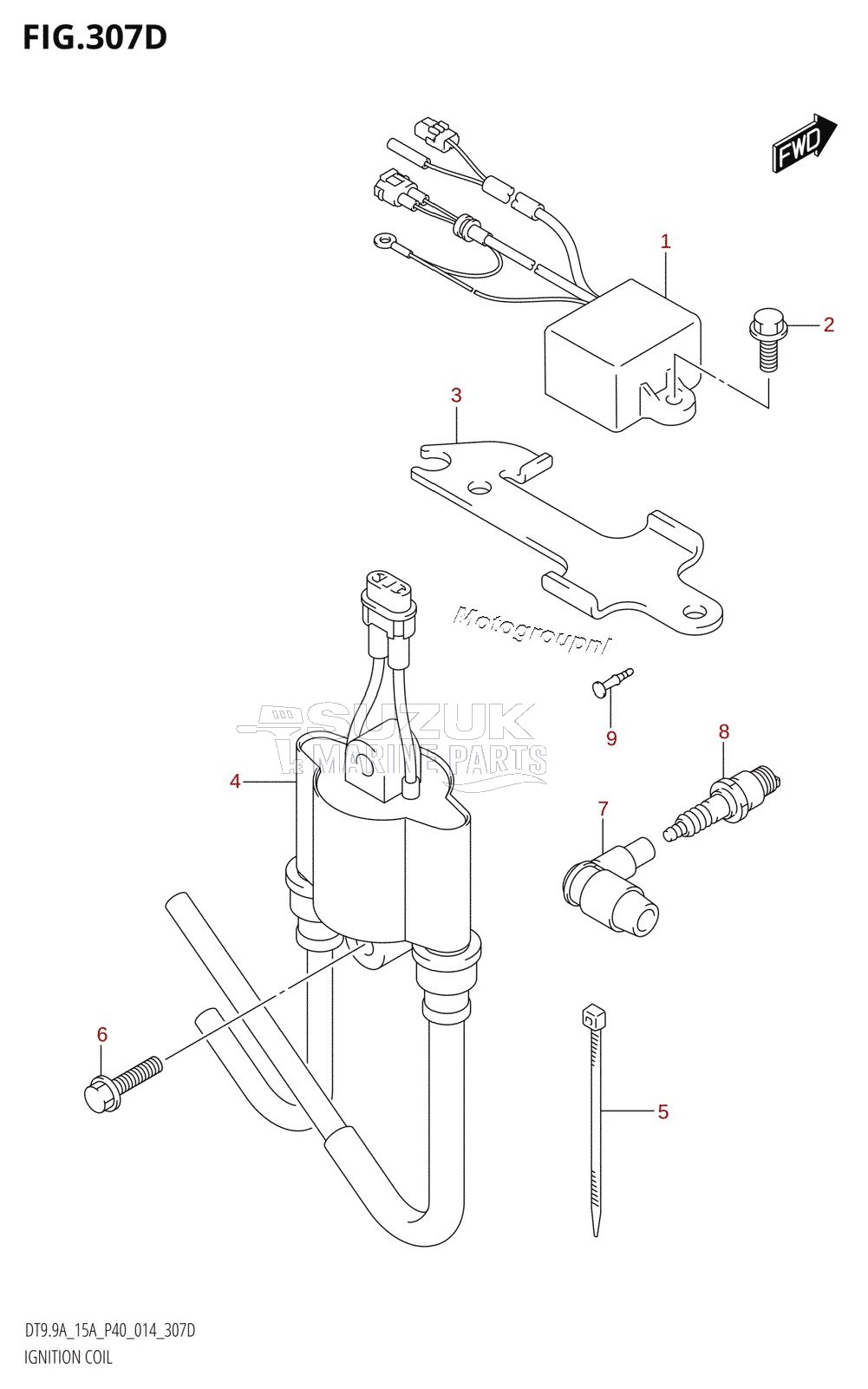 IGNITION COIL (DT15A:P40)