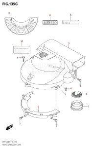 DF150 From 15002F-510001 (E01 E40)  2015 drawing SILENCER /​ RING GEAR COVER (DF150ZG:E01)