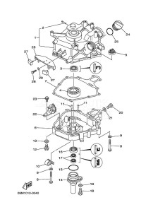 F2-5AMHL drawing CYLINDER--CRANKCASE-2