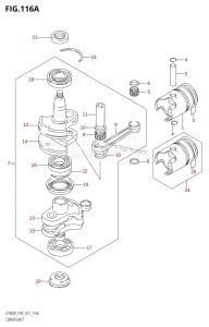 DT40 From 04005K-210001 ()  2012 drawing CRANKSHAFT (DT40W:P40)