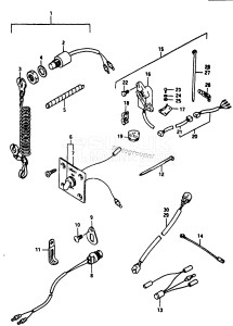 DT40 From 04003-861001 ()  1998 drawing OPTIONAL:ELECTRICAL (ELECTRIC STARTER)