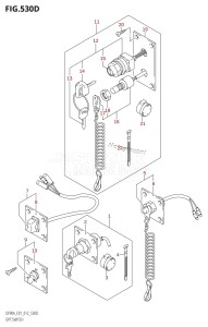 DF70A From 07003F-310001 (E01 E40)  2013 drawing OPT:SWITCH (DF80A:E40)