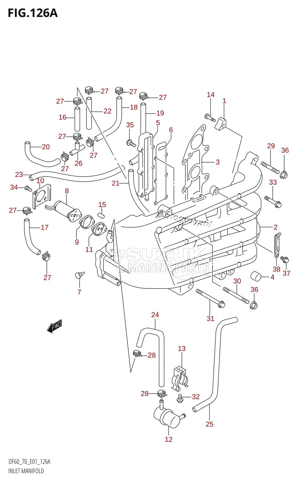 INLET MANIFOLD ((DF60T,DF70T):(W,X))