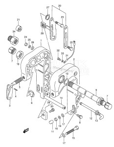 DT40 From 04003-510001 ()  2005 drawing CLAMP BRACKET