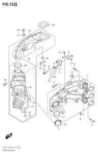 02504F-710001 (2017) 25hp P01-Gen. Export 1 (DF25A  DF25AR  DF25AT  DF25ATH) DF25A drawing INTAKE MANIFOLD (DF30AQ:P01)