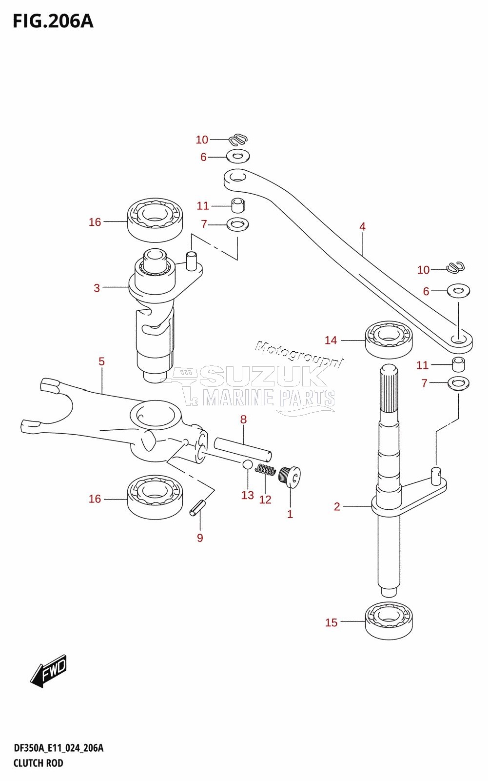 CLUTCH ROD