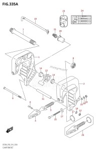 DF20A From 02002F-410001 (P03)  2014 drawing CLAMP BRACKET (DF9.9B:P03)