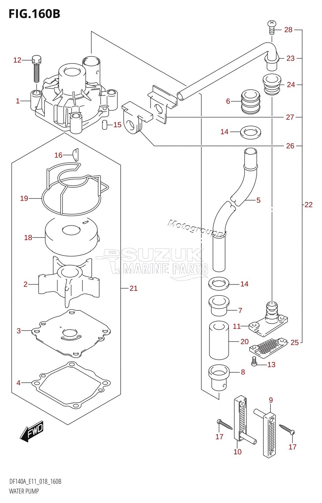 WATER PUMP (E40)