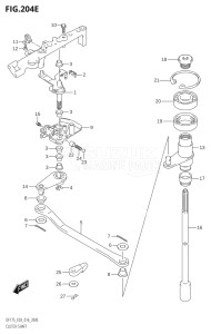 17502F-610001 (2016) 175hp E03-USA (DF175TG) DF175TG drawing CLUTCH SHAFT (DF175T:E03)