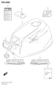 DF6A From 00603F-340001 (P01)  2023 drawing ENGINE COVER (DF5A:020)