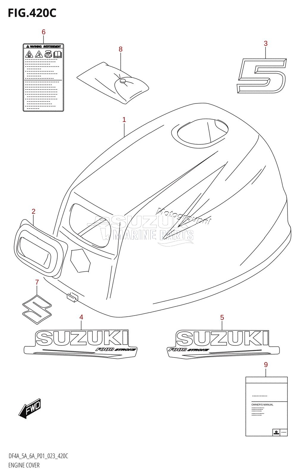 ENGINE COVER (DF5A:020)