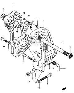 DT115 From 11501-101001 ()  1981 drawing CLAMP BRACKET