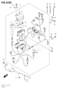 04005F-240001 (2022) 40hp E34-Italy (DF40ASVT  DF40ASVT) DF40A drawing HARNESS (DF60AQH)