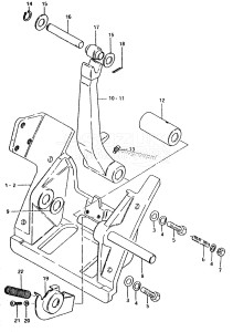 DT85 From 8501-200000 ()  1985 drawing CYLINDER SUPPORT