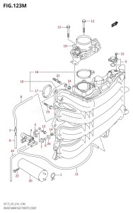 DF150 From 15002F-410001 (E01 E40)  2014 drawing INTAKE MANIFOLD /​ THROTTLE BODY (DF175TG:E40)