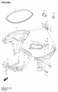 DF20A From 02002F-710001 (P01 P40)  2017 drawing SIDE COVER (DF20AT:P01)