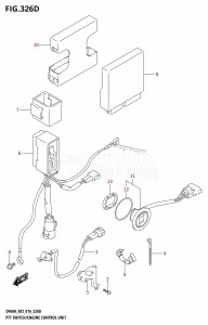 DF60A From 06002F-610001 (E03)  2016 drawing PTT SWITCH /​ ENGINE CONTROL UNIT (DF50AVT:E03)