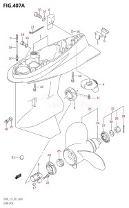 DF90 From 09001F-151001 (E01)  2001 drawing GEAR CASE (DF90T,DF100T,DF115T,DF115WT)