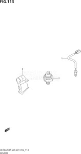 04004F-210001 (2012) 40hp E34-Italy (DF40AST) DF40A drawing SENSOR (DF40AQH E01)