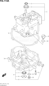 00402F-510001 (2005) 4hp P03-U.S.A (DF4) DF4 drawing CYLINDER BLOCK