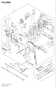 11503F-210001 (2012) 15hp P03-U.S.A (DF15) DF15 drawing REMOTE CONTROL (DF9.9T:P03)