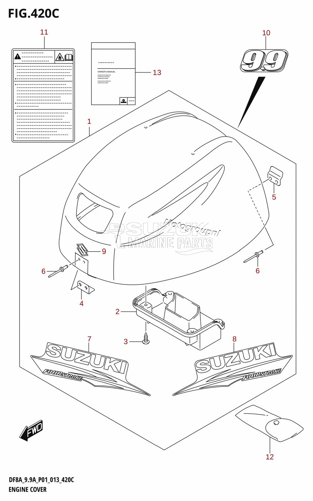 ENGINE COVER (DF9.9A:P01)